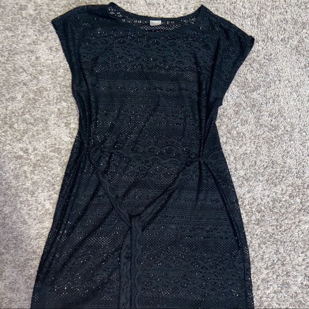 Black Bathing Suit Coverup